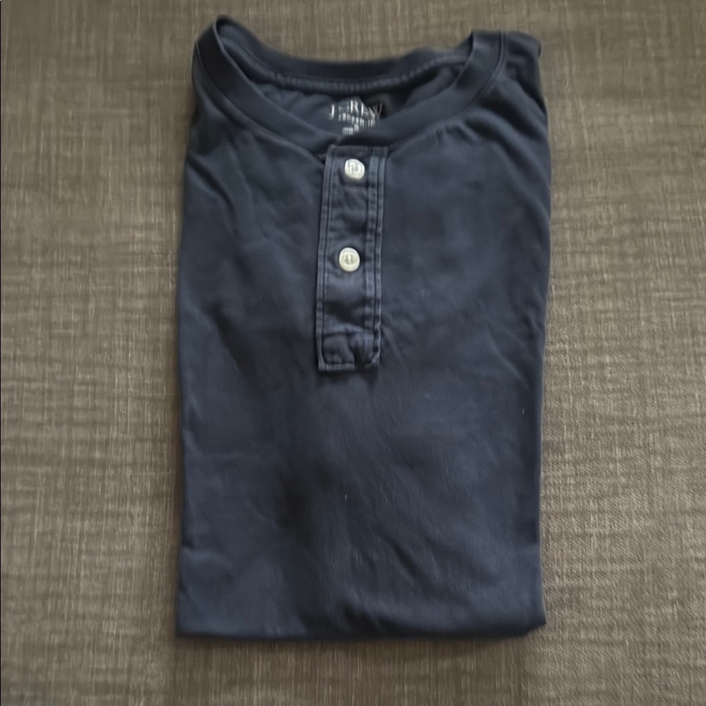 J. Crew Blue Short Sleeve Tee